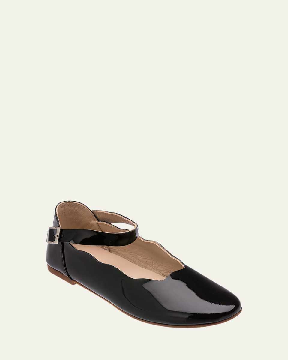 Girl's Ondina Patent Leather Ballerina Flats, Toddler/Kids